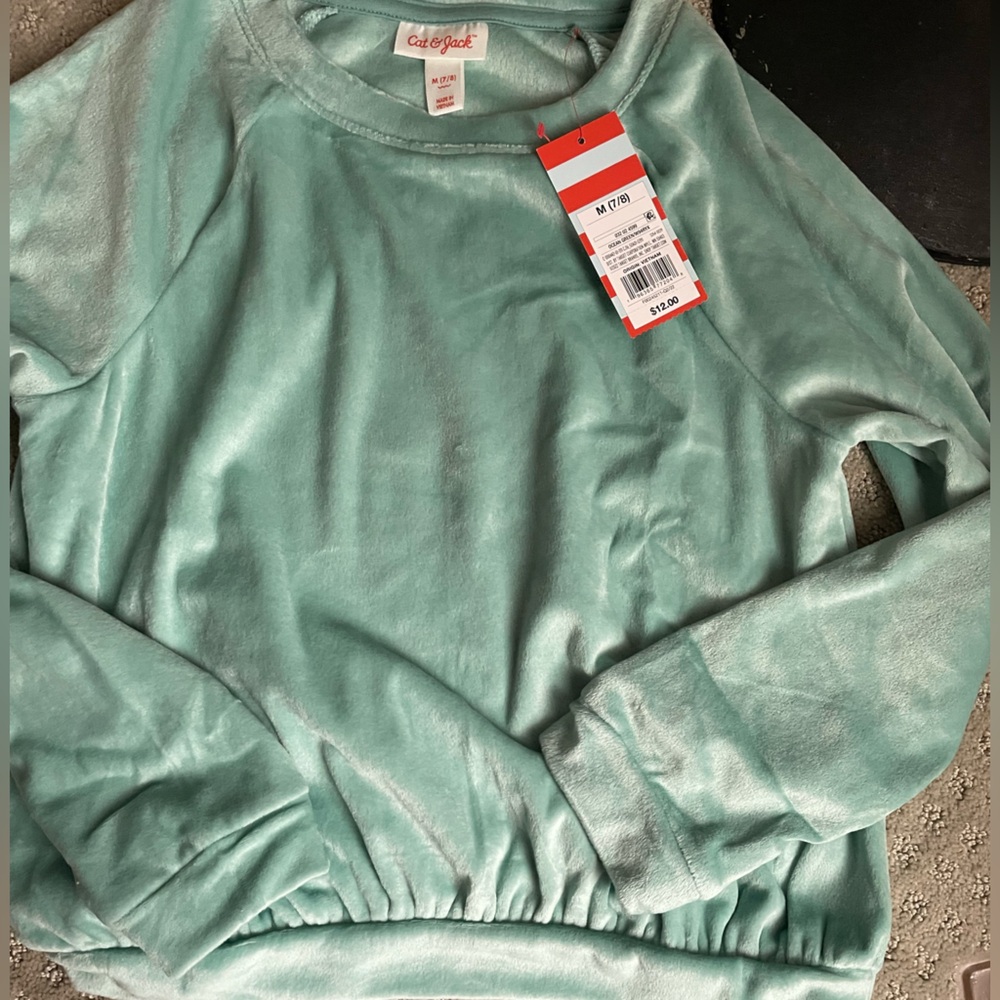 Cat & Jack Women's Mint Sweatshirt